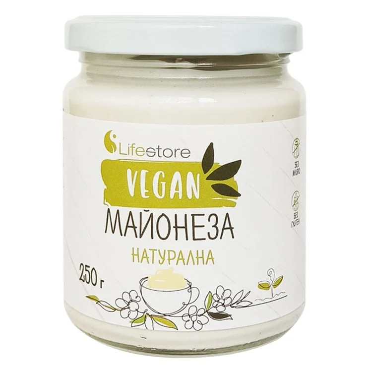 Веган Майонеза натурална 0,250 Lifestore