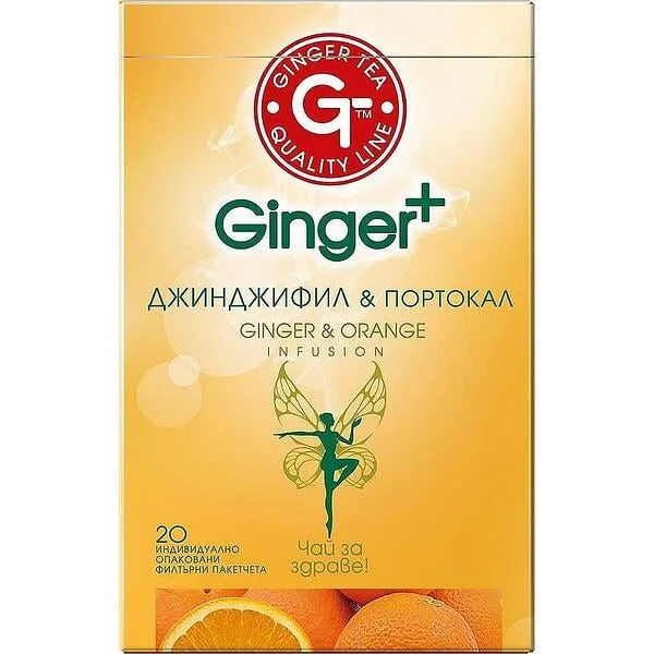 Чай джинджифил с портокал 20 бр. Ginger Tea