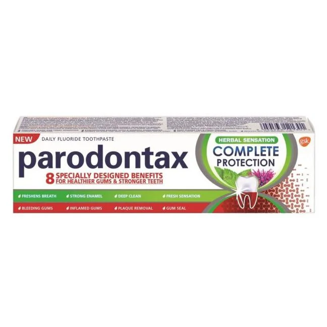 Паста за зъби Парадонтакс Complete Protection Herbal Sensation 0.075