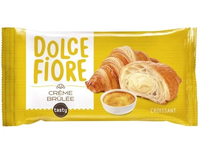 Кроасан Dolce Fiore с пълнеж крем брюле 0,070
