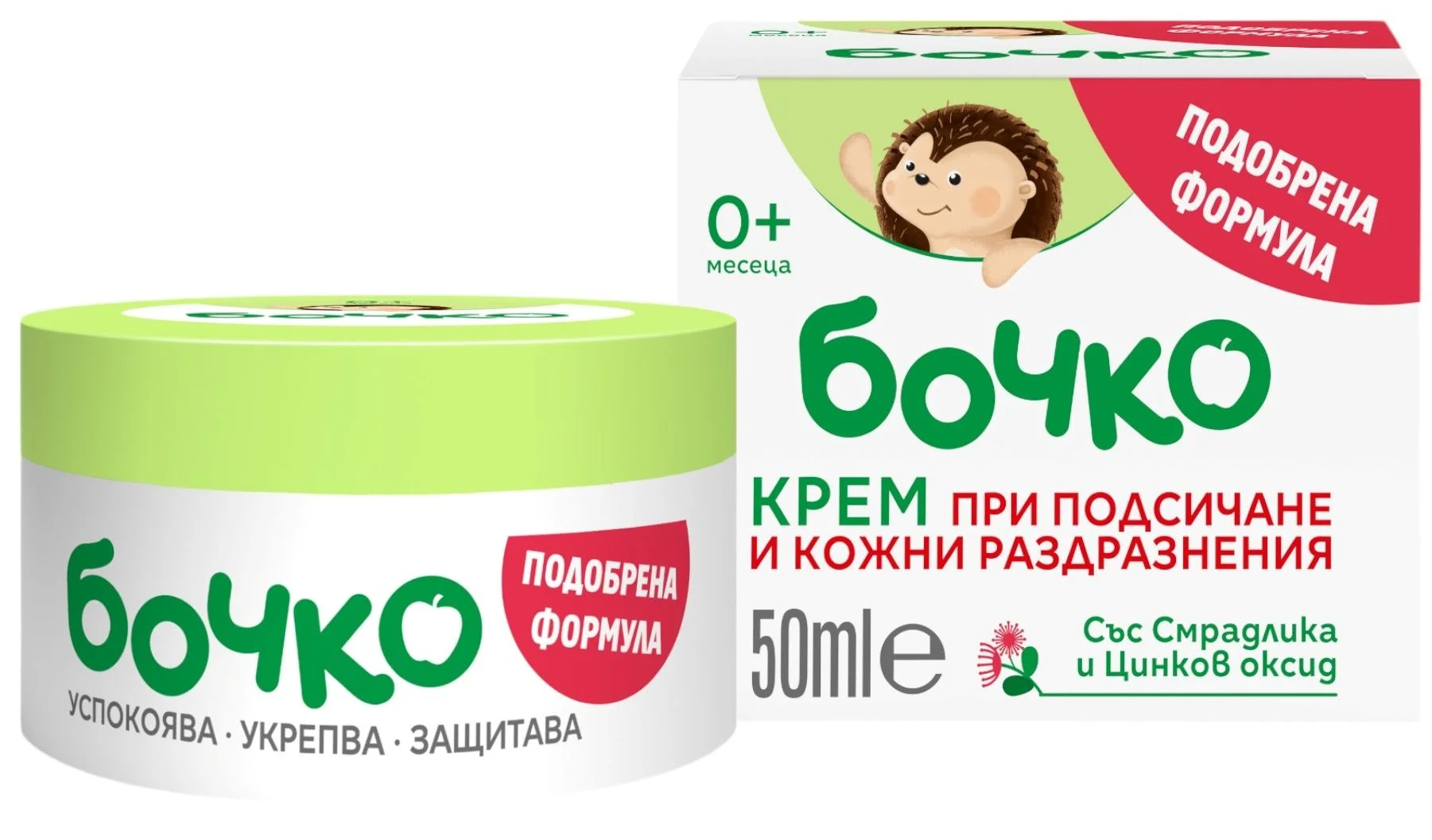 Бочко крем против подсичане 0,050
