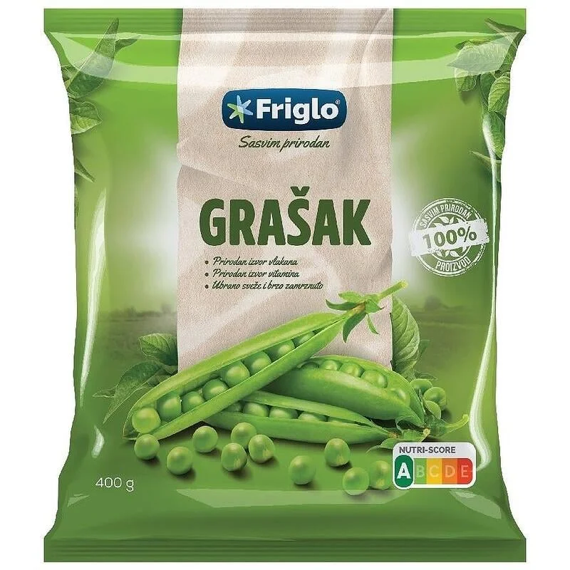 Грах замразен 0,400 Friglo