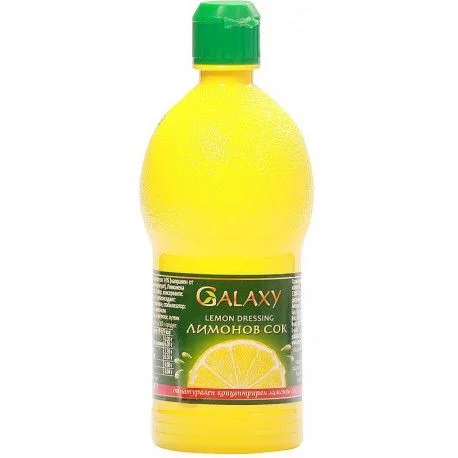 Лимонов сок Галакси 0,250 PVC
