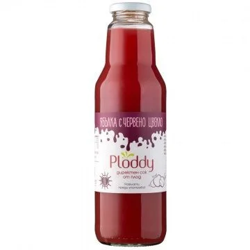 Сок Ploddy ябълка с червено цвекло 0.750