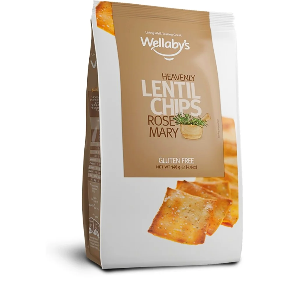 Чипс от леща с розмарин без глутен 0.120 Wellaby's