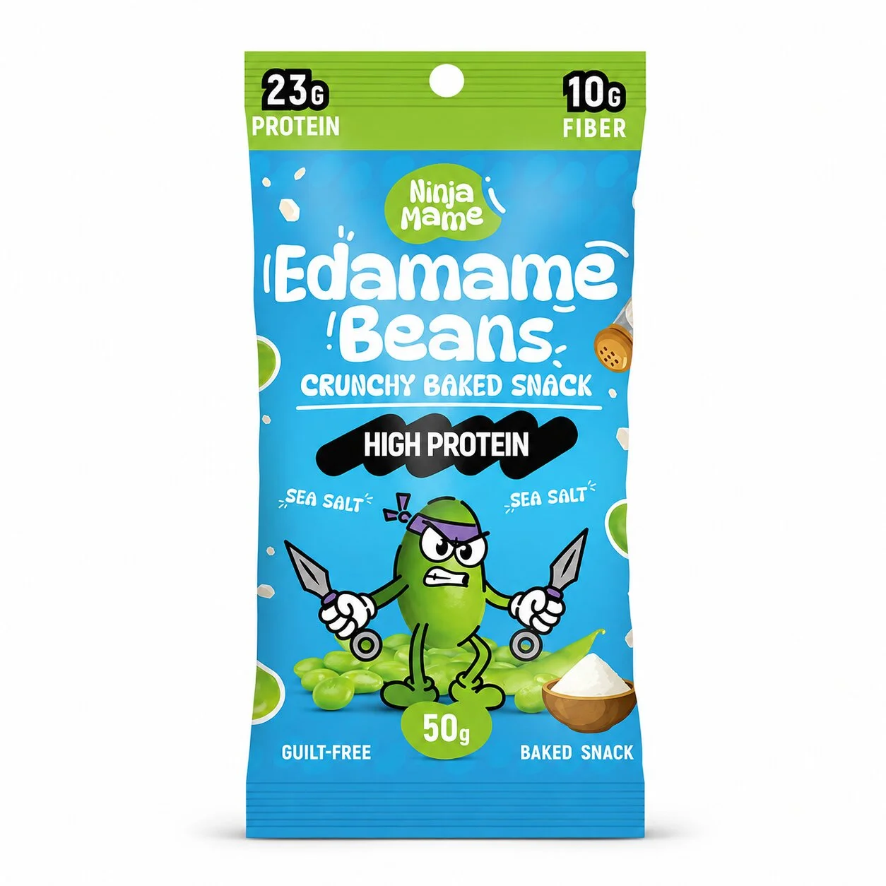 Печен снакс с едамаме 0,050 сол NinjaMame
