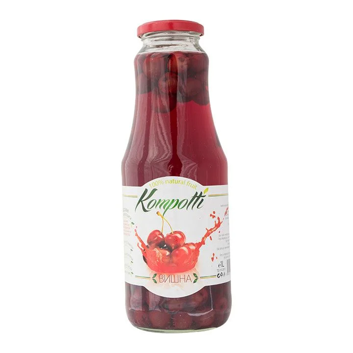 Компот за пиене Вишна 1 л. Kompotti