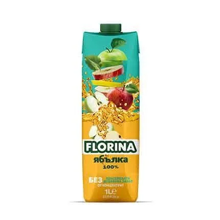 Florina Сок ябълка 1 л. 100%