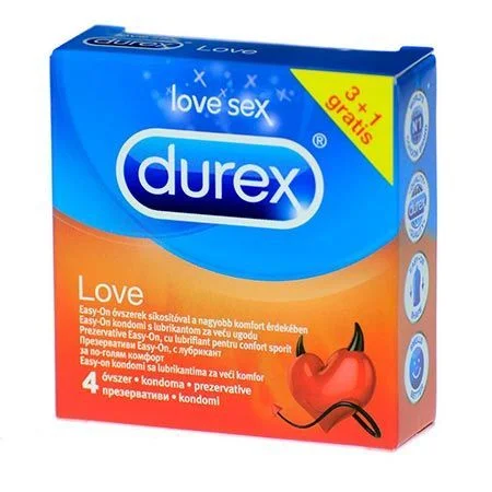 Презерватив Дурекс Love 4 бр.