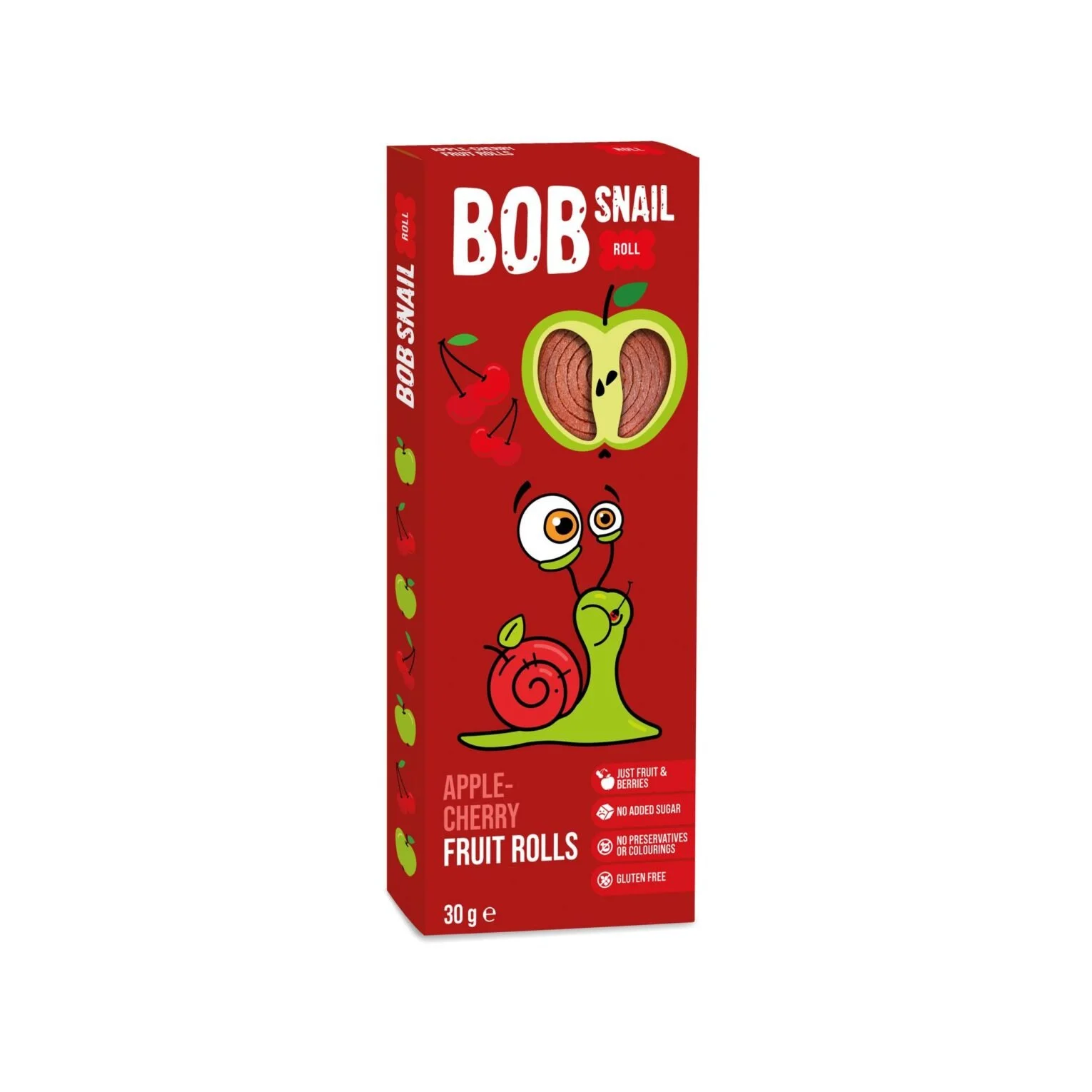 Бонбони BOB Snail 0,030 ябълка и череша