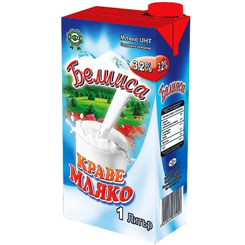 Прясно мляко Белииса 3,2% 1 л.
