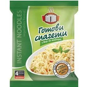 Унифуд готови спагети 0,070 с вкус на зеленчуци