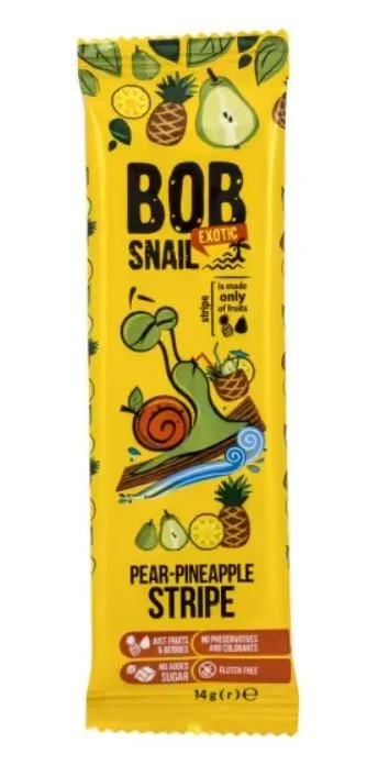Плодов десерт BOB Snail 0,014 круша и ананас