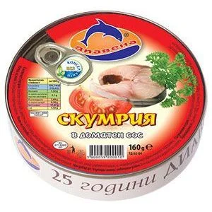 Скумрия доматен сос 0,160 Диавена