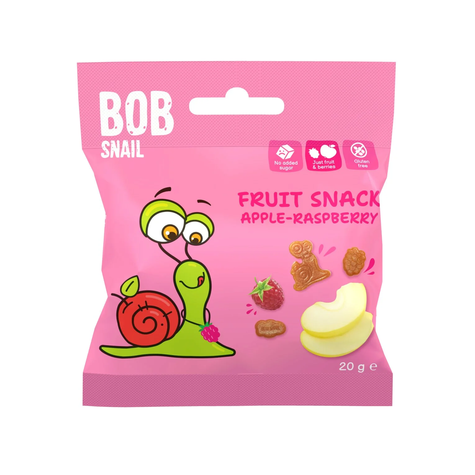 Плодов десерт BOB Snail 0,020 ябълка, малина