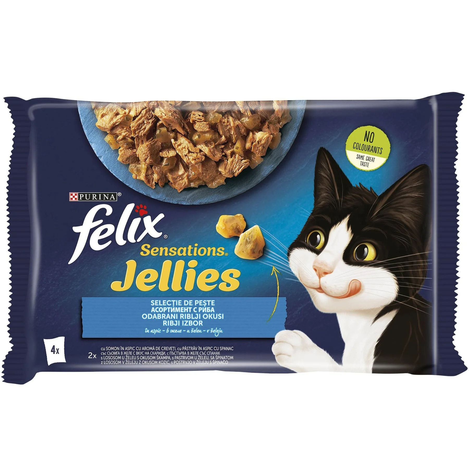 Purina Феликс Sensation 4 х 0,085 Риба