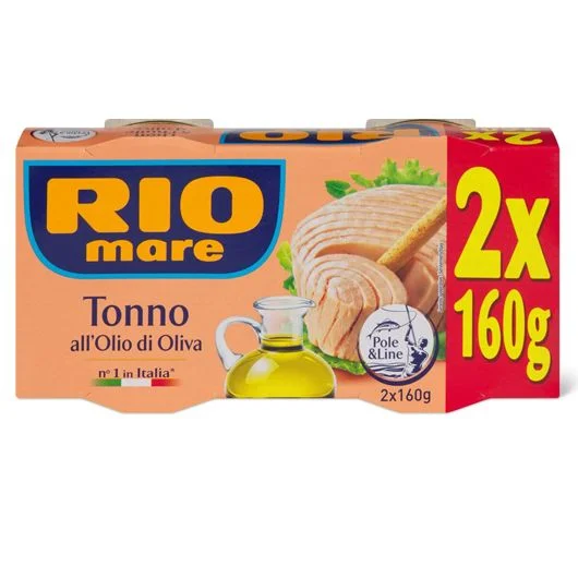 Риба тон в зехтин 2 x 0,160 Rio Mare