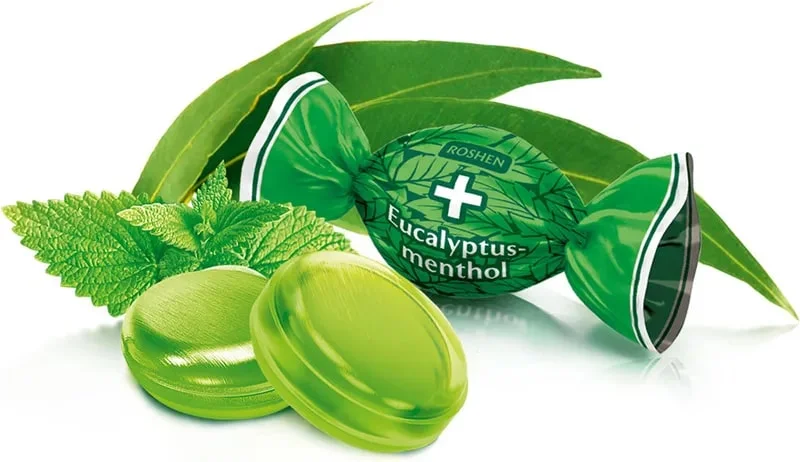 Бонбони Mentol Eucalyptus 1 кг..Roshen