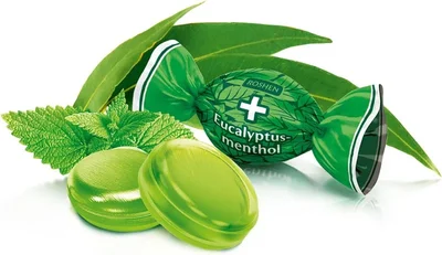 Бонбони Mentol Eucalyptus 1 кг..Roshen