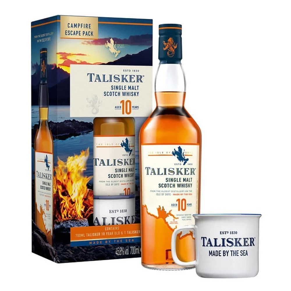 Уиски Talisker 10 г. 0,700 + чаша