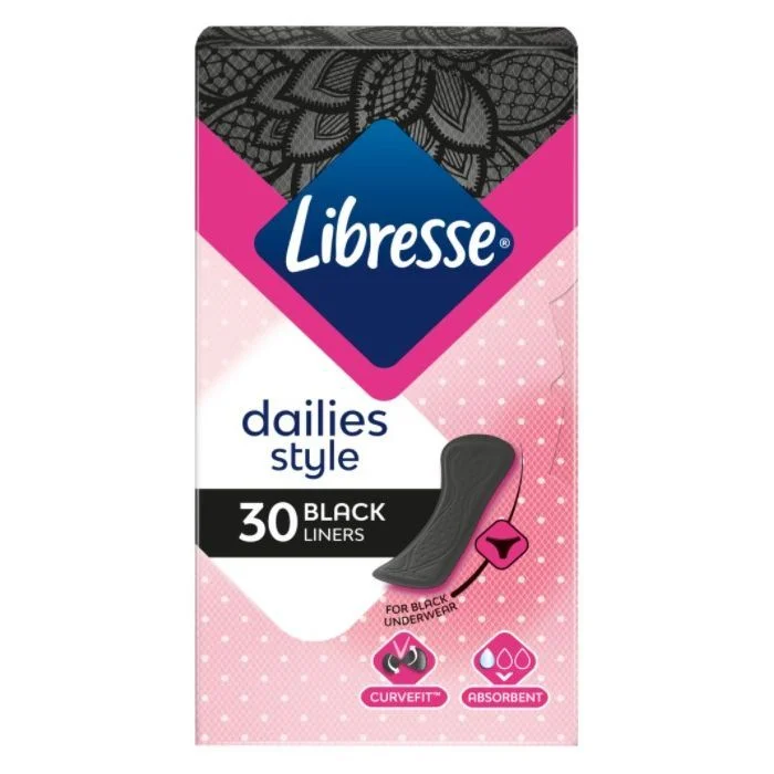 Дамски превръзки Либрес ежедневни Normal Black 30 бр.
