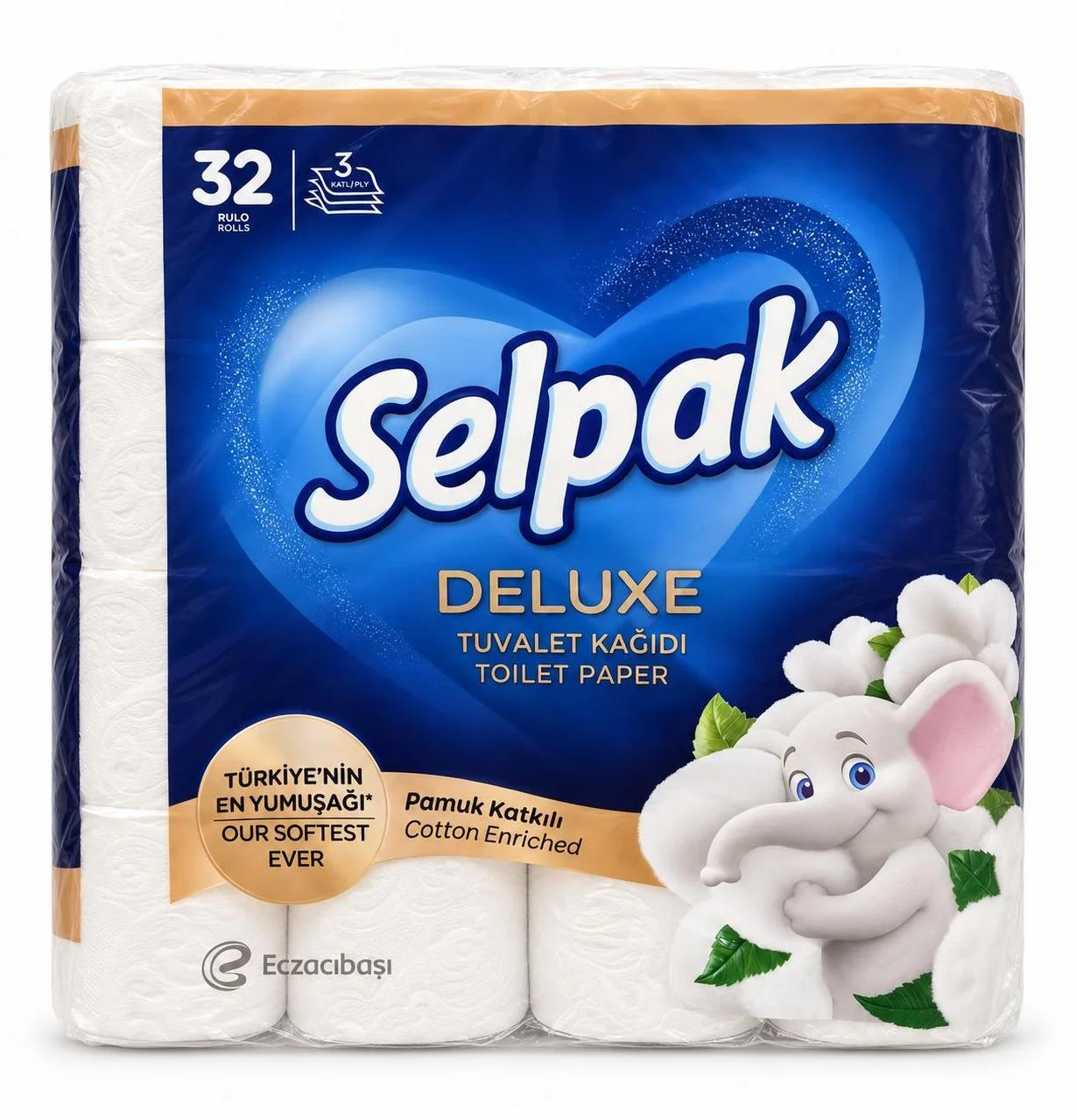Тоалетна хартия Селпак 32 бр. 3 пл. Deluxe