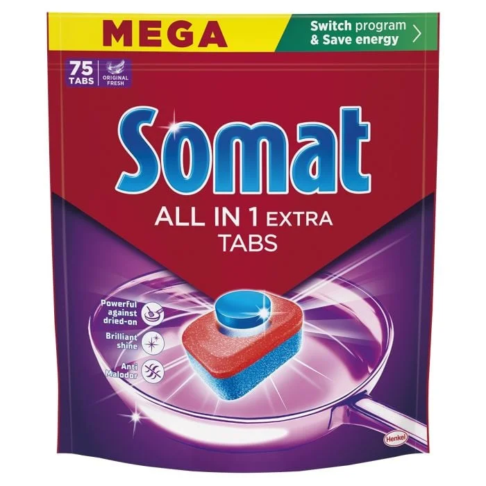 Somat таблетки за съдомиялна 75 бр. All in 1 MEGA