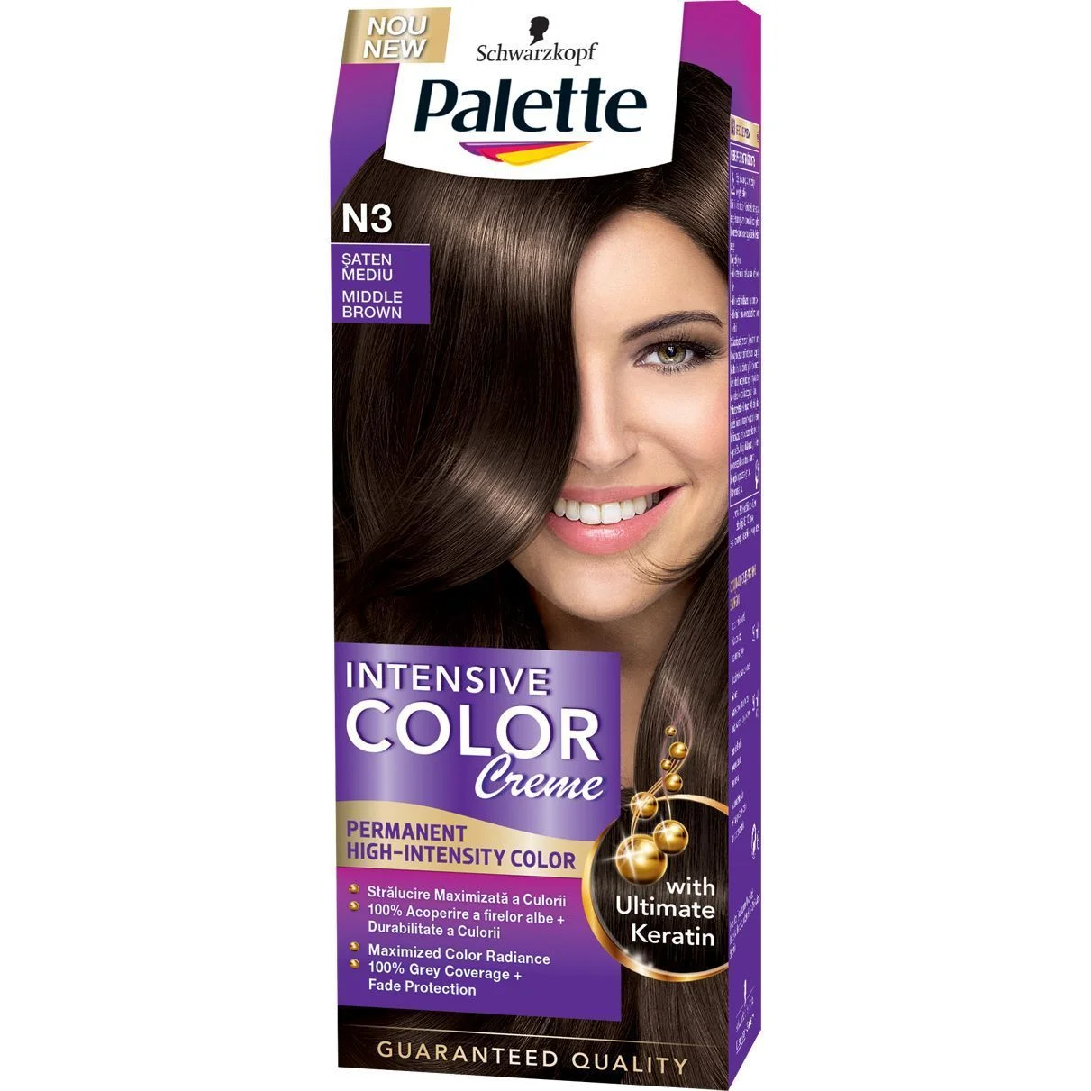 Боя за коса Палет Intensive Color Creme N3