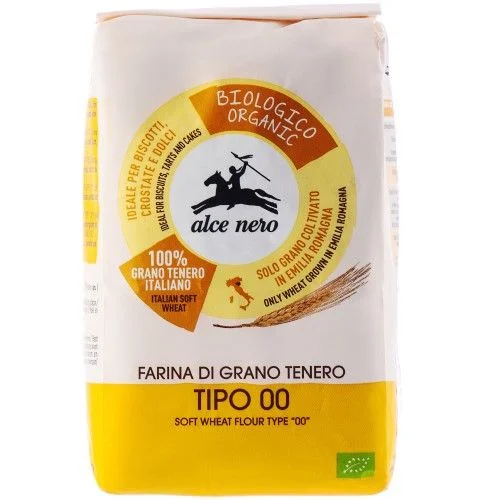 БИО Екстра фино смляно брашно тип 00 1 кг. Alce Nero