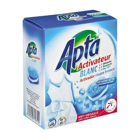 Apta таблетки за петна 10 бр. 0,200 бяло пране
