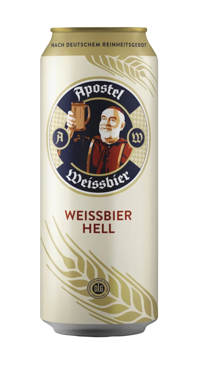 Бира Apostel Weissbier Hell 5.3 % 0,500
