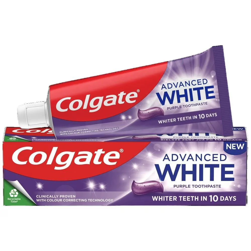 Паста за зъби Колгейт Advanced White Purple 0,075
