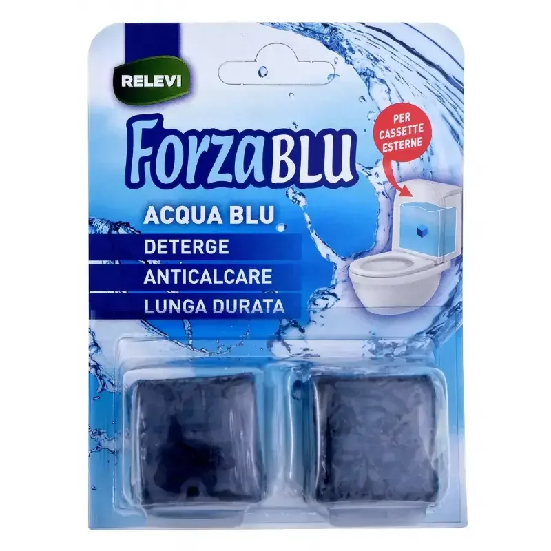 Синя вода WC 2 бр. твърдо блокче Water San