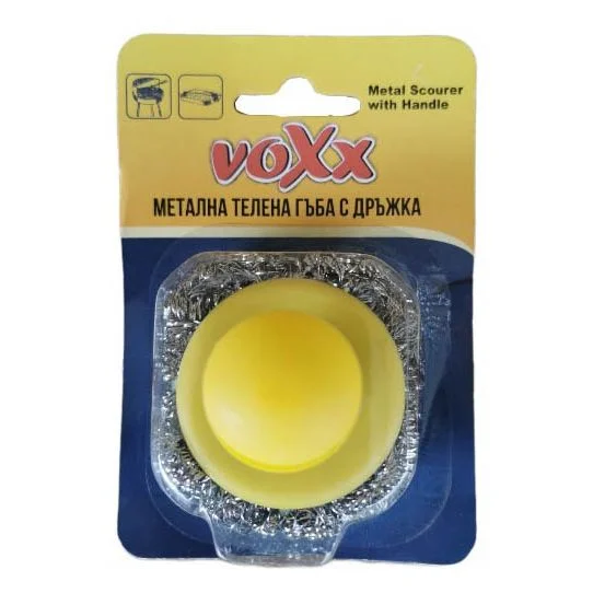 Метална телена гъба с дръжка Voxx