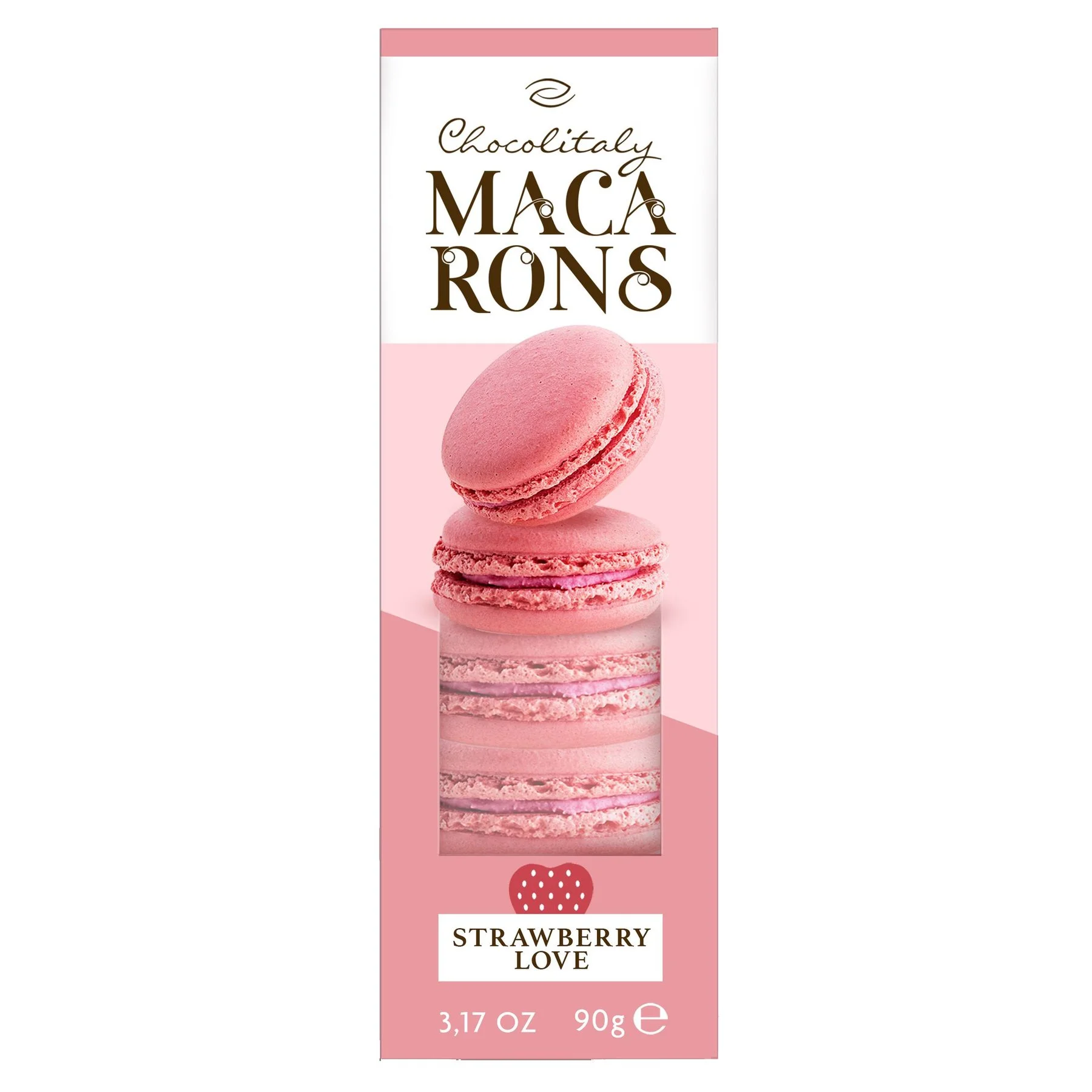 Френски макарон ягода 0.090 Chocolitaly