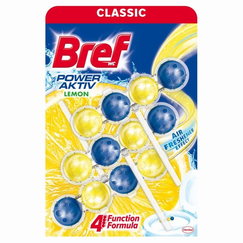 Bref WC Power Aktiv 4 Function 3 x 0,050 Лимон