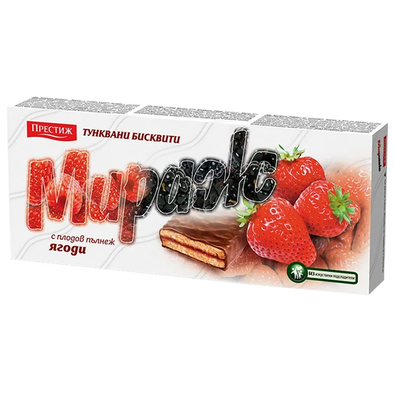 Бисквити Мираж ягода 0,178