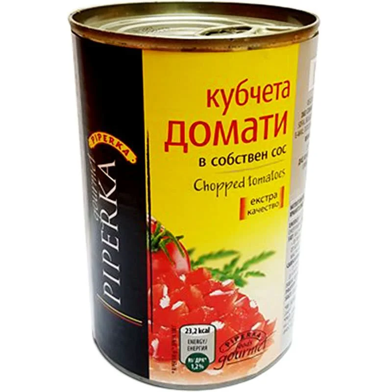 Домати на кубчета 0,400 Piperka