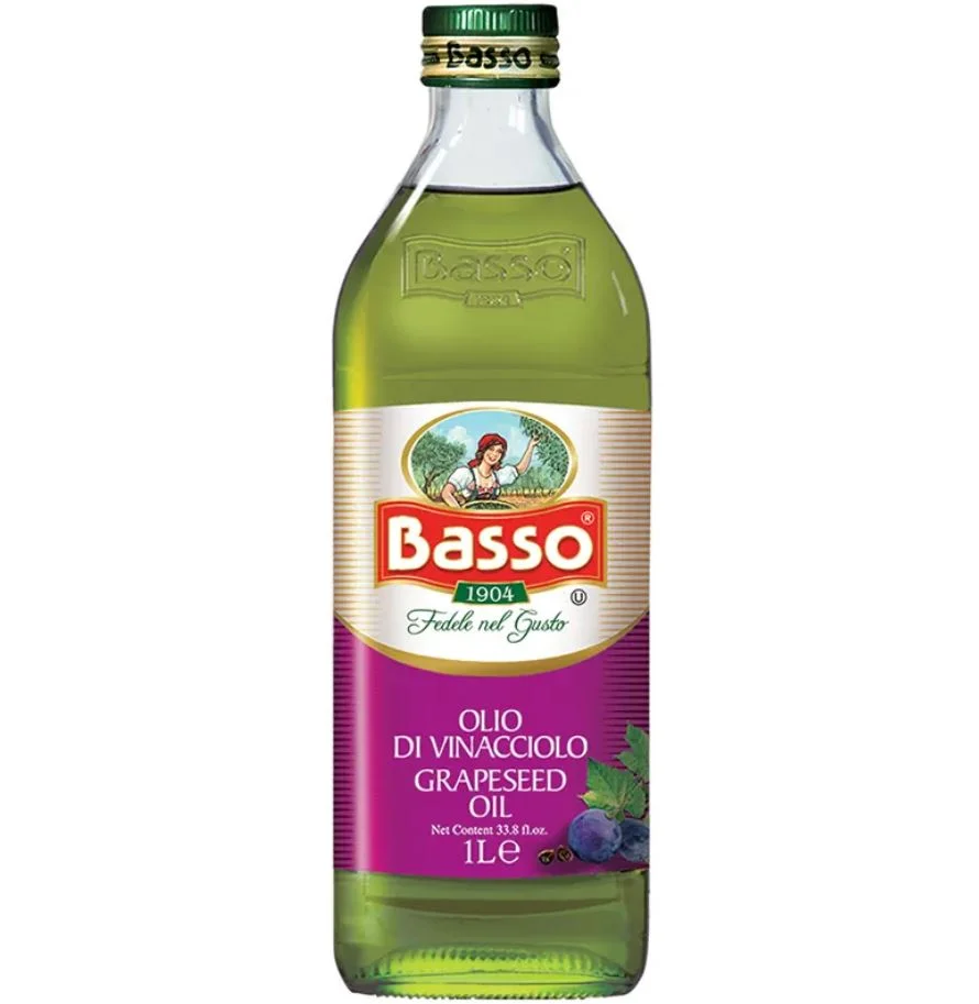 Масло от Гроздови семки Basso стъкло 1 л.