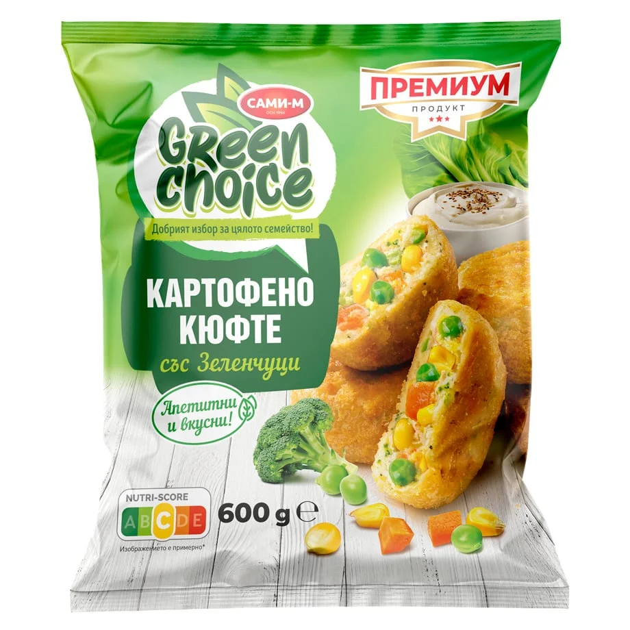 Картофено кюфте със зеленчуци 0,600 Сами-М