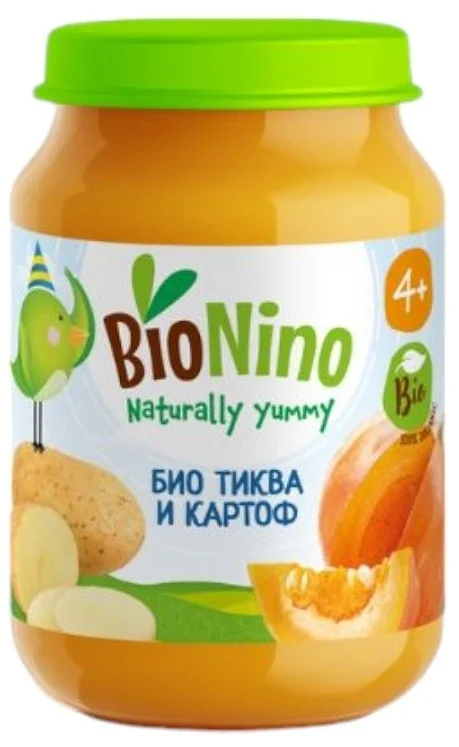 БИО пюре тиква и картоф 4+ 0,190 BioNino