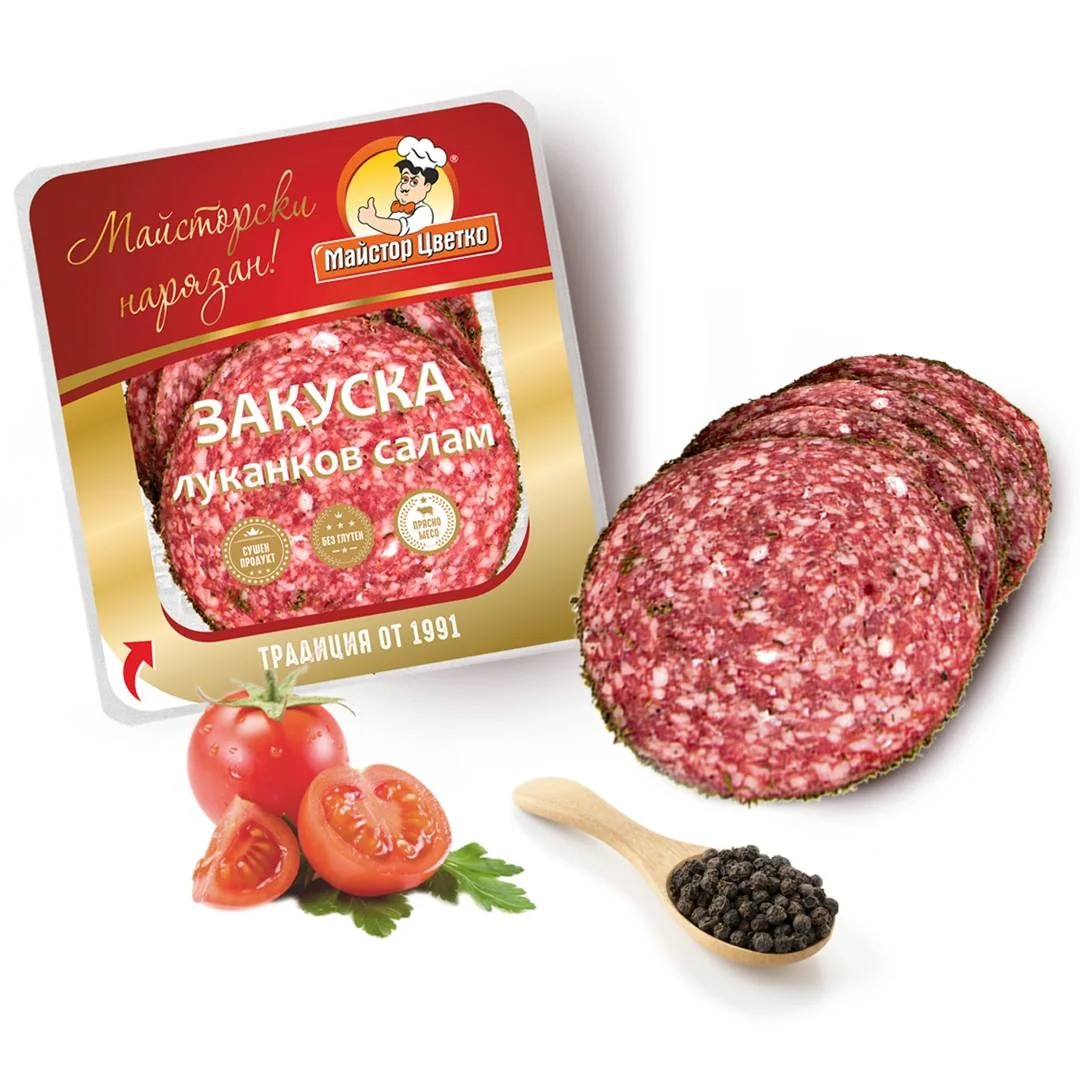 Луканков салам Закуска 0,100 Майстор Цветко