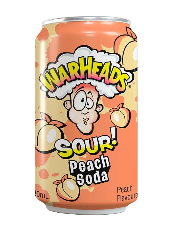 Безалкохолна напитка кисела праскова 0,330 Warheads
