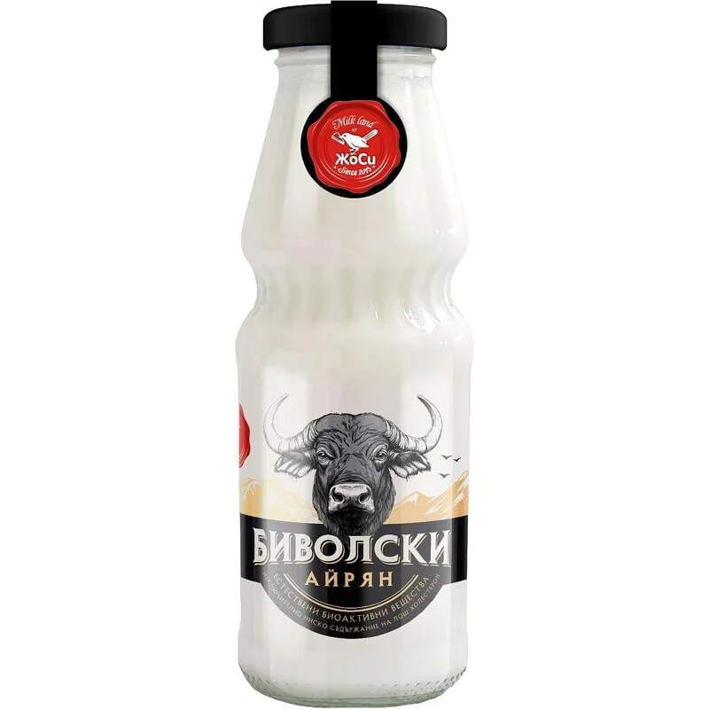 Айрян Жоси от биволско мляко 0,300 стъкло