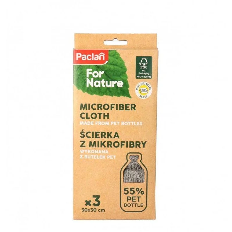 Микрофибър кърпи 3бр Paclan