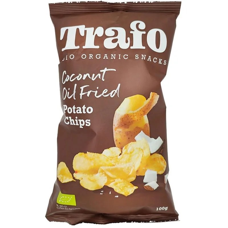 БИО чипс пържен в кокосово масло 0,100 Trafo