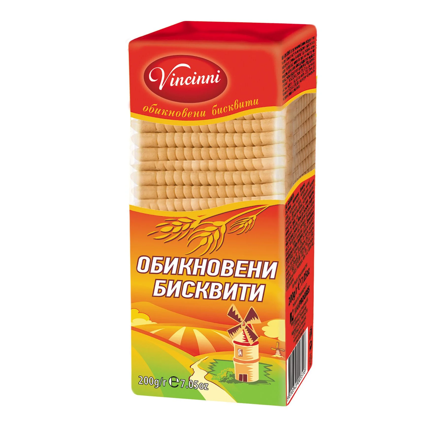 Бисквити обикновени 0,200 Vincinni
