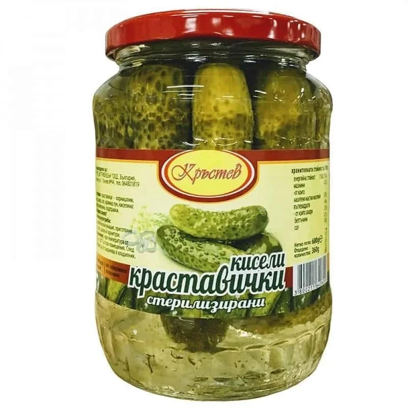 Кисели краставички 0,680 Кръстев
