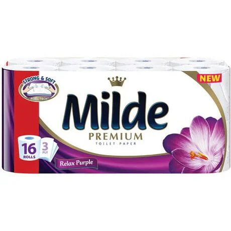 Тоалетна хартия Милде 3 пл. 16 бр. Relax Purple