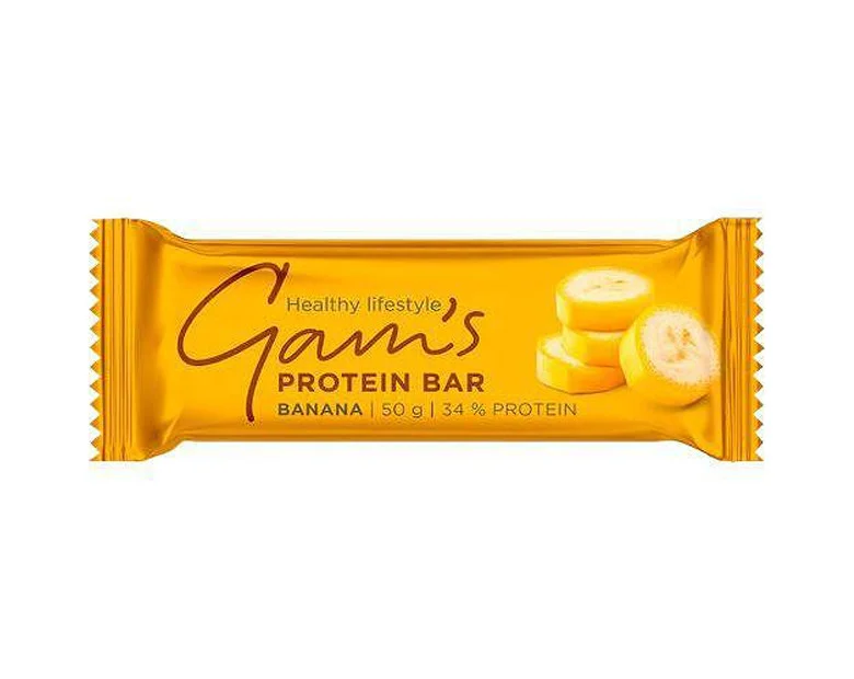 Протеинов бар с колаген Gam's 34% 0,050 Банан